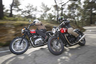Triumph Street Twin Und Triumph Bonneville T100 Im Vergleichstest